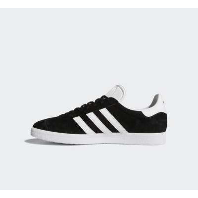 Adidas Gazelle BB5476 - Schwarze Wildledersneaker mit weißen Streifen | Zeitloser Retro-Stil und täglicher Komfort