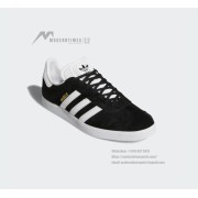 Adidas Gazelle BB5476 - Black Suede Sneakers with White Stripes | Timeless Retro Style and Everyday Comfort
