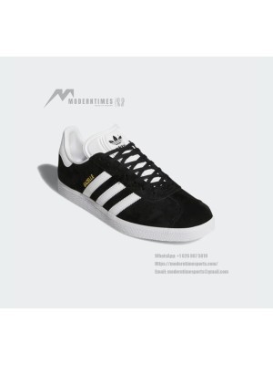 Adidas Gazelle BB5476 - Black Suede Sneakers with White Stripes | Timeless Retro Style and Everyday Comfort