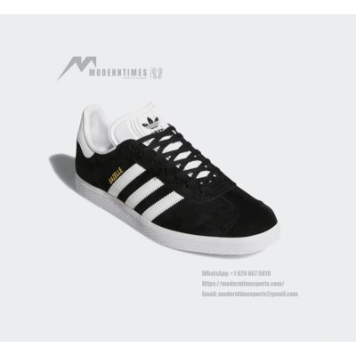 Adidas Gazelle BB5476 - Black Suede Sneakers with White Stripes | Timeless Retro Style and Everyday Comfort