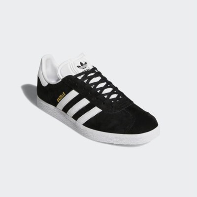 Adidas Gazelle BB5476 - Schwarze Wildledersneaker mit weißen Streifen | Zeitloser Retro-Stil und täglicher Komfort