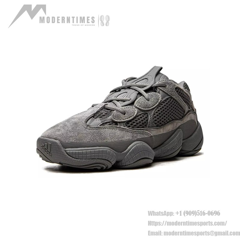 Adidas Yeezy 500 "Granite" GX6373 - Gray Retro Sneakers with Premium Materials