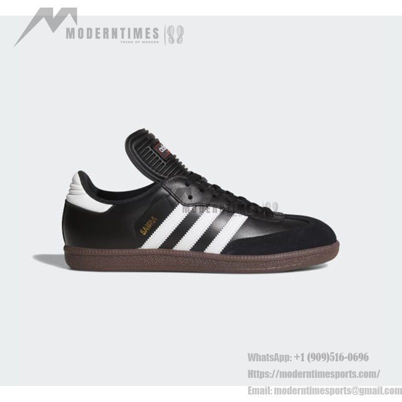 Adidas Samba Classic 034563 Schwarze Sneaker mit Weißen Streifen und Gummisohle