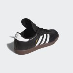 Adidas Samba Classic 034563 Schwarze Sneaker mit Weißen Streifen und Gummisohle