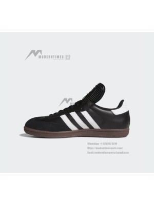 Adidas Samba Classic 034563 - Black Leather Sneakers with White Stripes & Gum Sole | Timeless Design for Everyday Wear
