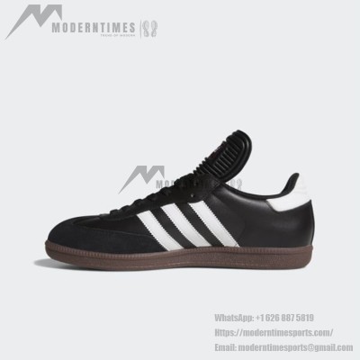 Adidas Samba Classic 034563 - Black Leather Sneakers with White Stripes & Gum Sole | Timeless Design for Everyday Wear