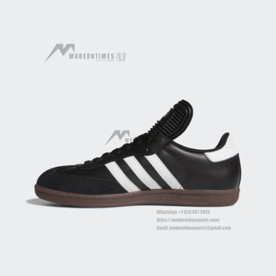 Adidas Samba Classic 034563 - Black Leather Sneakers with White Stripes & Gum Sole | Timeless Design for Everyday Wear