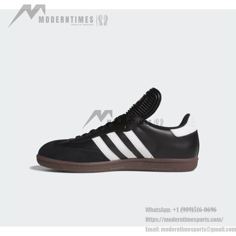 Adidas Samba Classic 034563 Black Sneakers with White Stripes and Gum Sole