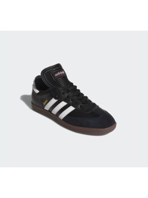 Adidas Samba Classic 034563 - Schwarze Ledersneaker mit Weißen Streifen & Gummisohle | Zeitloses Design für den Alltag