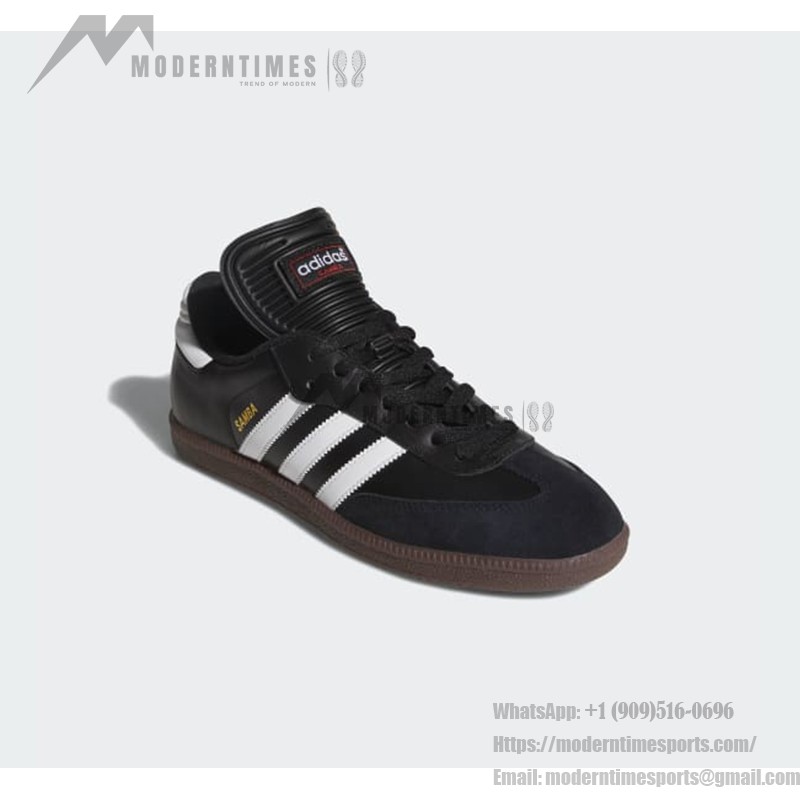 Adidas Samba Classic 034563 Black Sneakers with White Stripes and Gum Sole