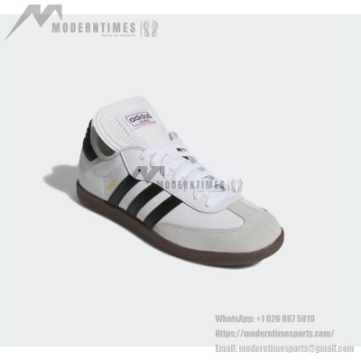 Adidas Samba Classic 772109 – Hochgeschnittene Weiße Sneaker mit Schwarzen Streifen & Gummisohle | Retro-Stil und Alltagstauglicher Komfort