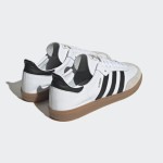 Adidas Samba Decon IF0642 White Sneakers with Black Stripes and Gum Sole