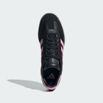 Adidas Samba IH8157 Black Sneakers with Pink Stripes and Gum Sole