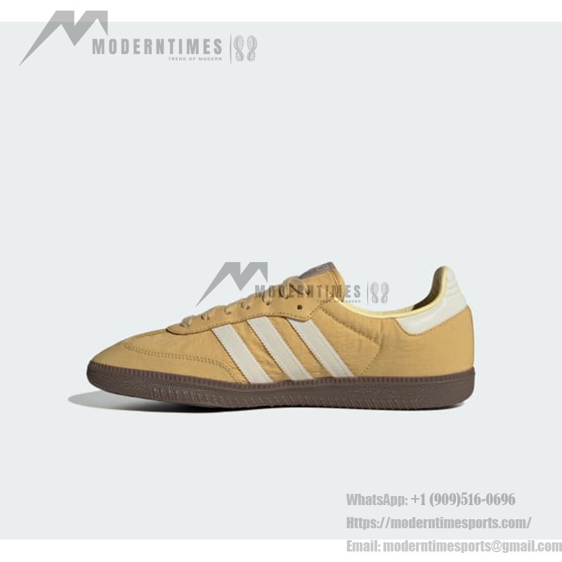 Adidas Samba OG IG6170 Beige Sneakers with Ivory Stripes and Gum Sole