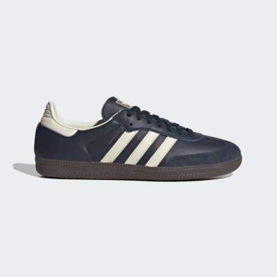 Adidas Samba OG ID2056 - Deep Navy Sneakers with Ivory Stripes & Gum Sole | Timeless Style with Everyday Comfort