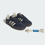 Adidas Samba OG ID2056 Deep Navy Sneakers with Ivory Stripes and Gum Sole