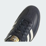 Adidas Samba OG ID2056 Deep Navy Sneakers with Ivory Stripes and Gum Sole