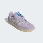 Adidas Samba OG IG6176 Purple Suede Sneakers with Ivory Stripes