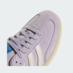 Adidas Samba OG IG6176 Purple Suede Sneakers with Ivory Stripes