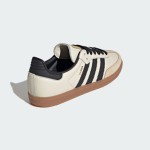 Adidas Samba OG ID0478 Ivory White Sneakers with Black Stripes and Gum Sole