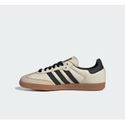 Adidas Samba OG ID0478 - Ivory White Sneakers with Black Stripes & Gum Sole | Classic Style with Everyday Comfort