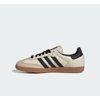 Adidas Samba OG ID0478 - Ivory White Sneakers with Black Stripes & Gum Sole | Classic Style with Everyday Comfort