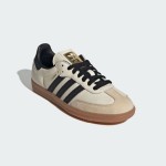 Adidas Samba OG ID0478 Ivory White Sneakers with Black Stripes and Gum Sole