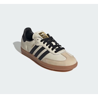 Adidas Samba OG ID0478 - Elfenbeinweiße Sneaker mit Schwarzen Streifen & Gummisohle | Klassischer Stil für den Alltag