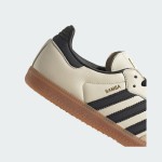 Adidas Samba OG ID0478 Ivory White Sneakers with Black Stripes and Gum Sole