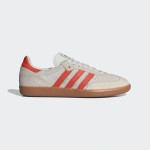 Adidas Samba OG IG1380 White Sneakers with Red Stripes and Gum Sole