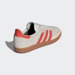 Adidas Samba OG IG1380 White Sneakers with Red Stripes and Gum Sole