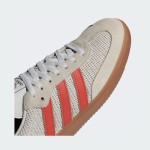 Adidas Samba OG IG1380 White Sneakers with Red Stripes and Gum Sole