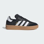 Adidas Samba XLG IE1379 Schwarze Sneaker mit Silbernen Streifen und Wildleder-Details