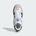 Adidas Samba XLG IE1377 White Sneakers with Black Stripes and Suede Accents