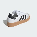 Adidas Samba XLG IE1377 Weiße Sneaker mit Schwarzen Streifen und Wildleder-Details