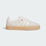 Adidas Samba OG ID1104 Beige Sneakers with Pink Accents and Gum Sole