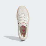 Adidas Samba OG ID1104 Beige Sneakers with Pink Accents and Gum Sole