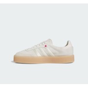 Adidas Samba OG ID1104 - Beige Sneakers with Pink Accents & Gum Sole | Elegant Design for Everyday Comfort