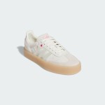 Adidas Samba OG ID1104 Beige Sneakers with Pink Accents and Gum Sole