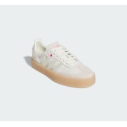 Adidas Samba OG ID1104 - Beige Sneakers with Pink Accents & Gum Sole | Elegant Design for Everyday Comfort