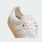 Adidas Samba OG ID1104 Beige Sneakers with Pink Accents and Gum Sole