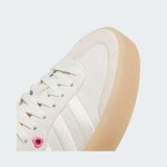 Adidas Samba OG ID1104 Beige Sneakers with Pink Accents and Gum Sole