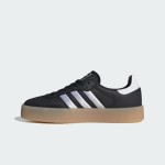 Adidas Samba OG ID0436 Black Sneakers with Silver Stripes and Gum Sole