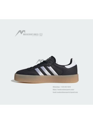 Adidas Samba OG ID0436 - Black Sneakers with Silver Stripes & Gum Sole | Timeless Style and Everyday Comfort