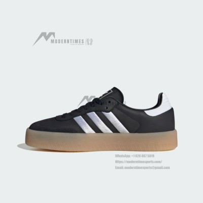 Adidas Samba OG ID0436 - Black Sneakers with Silver Stripes & Gum Sole | Timeless Style and Everyday Comfort