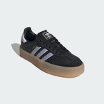 Adidas Samba OG ID0436 Black Sneakers with Silver Stripes and Gum Sole