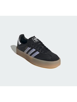 Adidas Samba OG ID0436 - Schwarze Sneaker mit Silberstreifen & Gummisohle | Zeitloser Stil und Alltäglicher Komfort