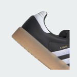 Adidas Samba OG ID0436 Black Sneakers with Silver Stripes and Gum Sole