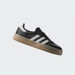 Adidas Samba OG ID0436 Black Sneakers with Silver Stripes and Gum Sole