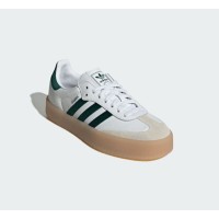 Adidas Samba OG ID0440 - White Sneakers with Green Stripes & Gum Sole | Classic Style with Everyday Comfort